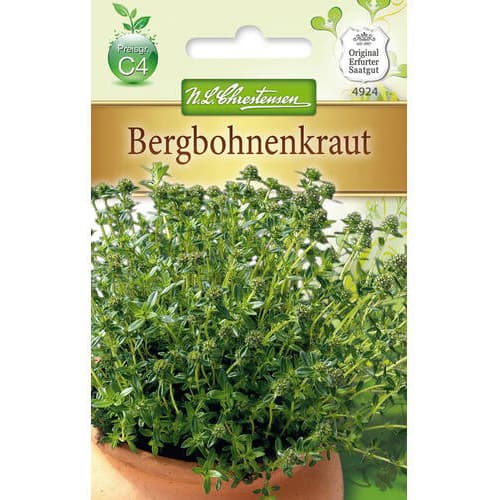 1 szt, Bergbohnenkraut Chrestensen - Samen: Ilość w opakowaniu: 1 Stück