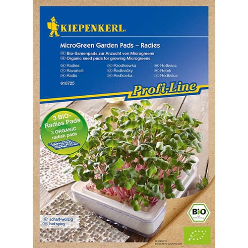 1 szt, BIO Microgreen Pads Radies (Nachfüllpads) - Samen: Ilość w opakowaniu: 1 Stück
