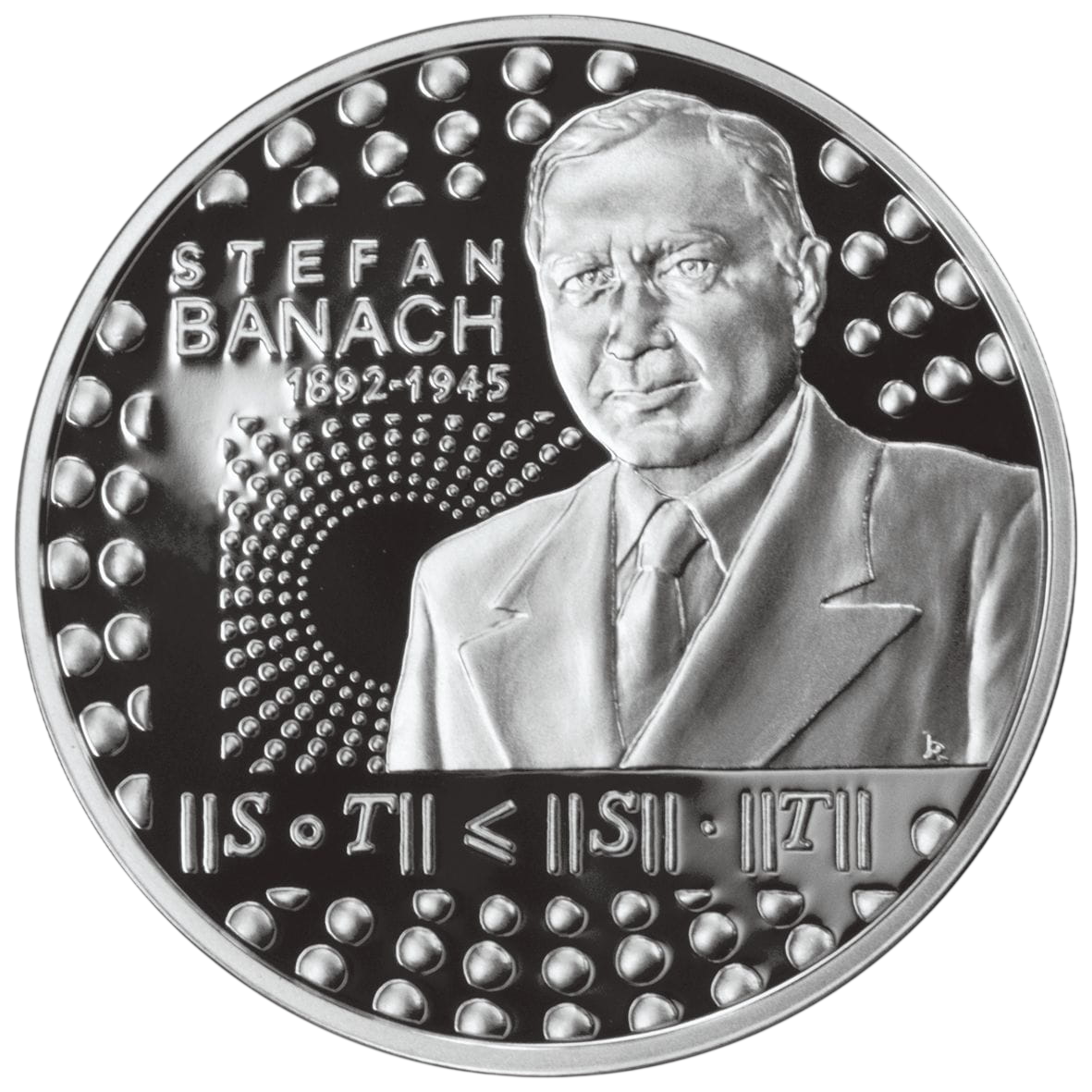 Srebrna moneta Stefan Banach 2012 - wysyłka 24 h! - Mennica Skarbowa