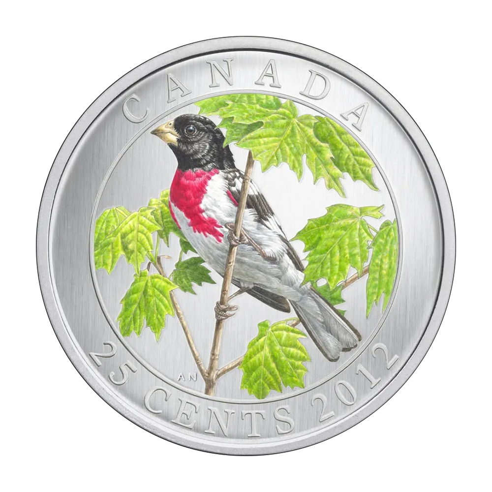 Moneta 0,25 CAD Grubodziób Różowy 2012 - wysyłka 24 h! - Mennica Skarbowa