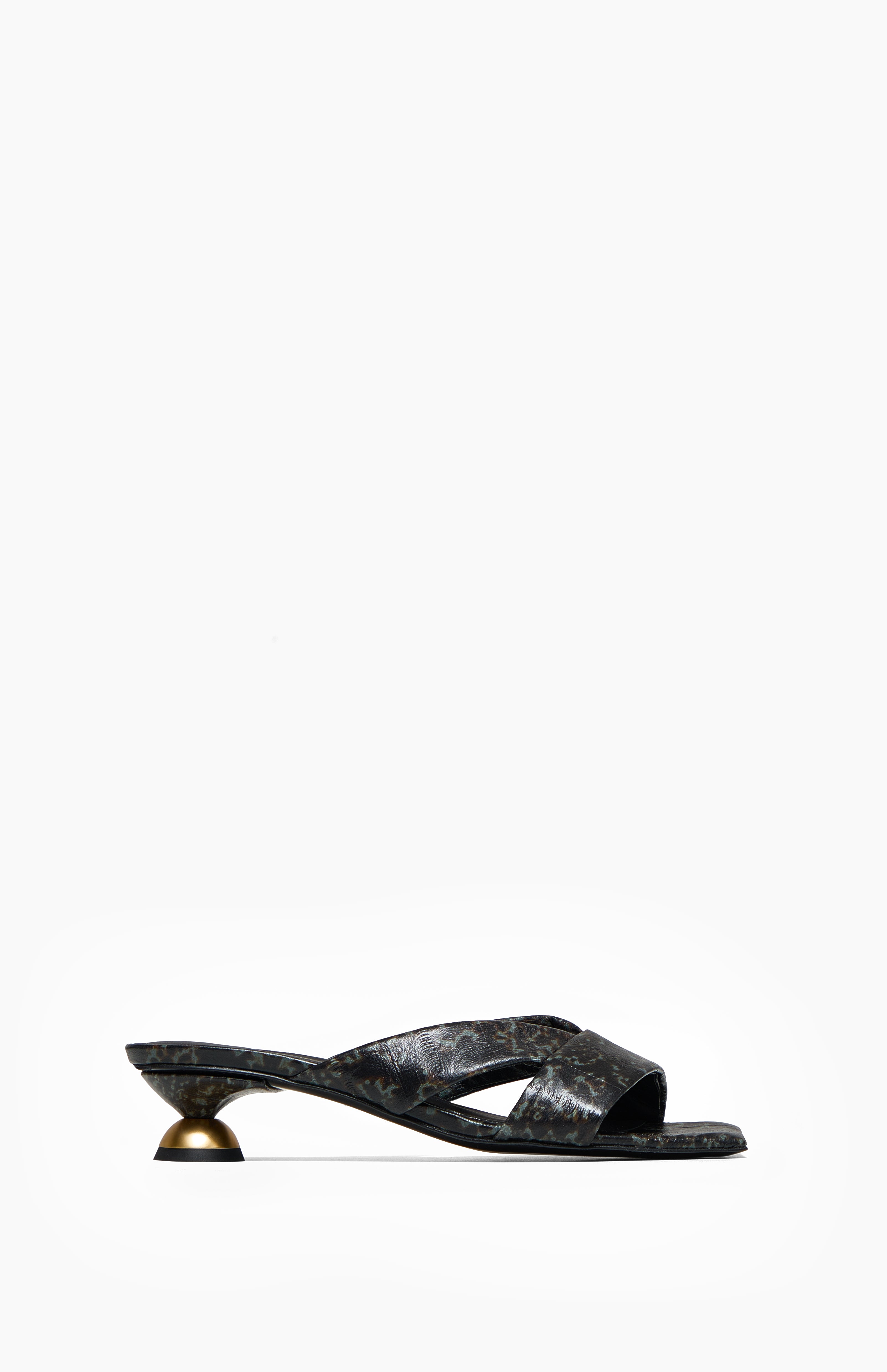 Klapki na obcasie MONA MURENA OCEAN 38 - Vanda Novak