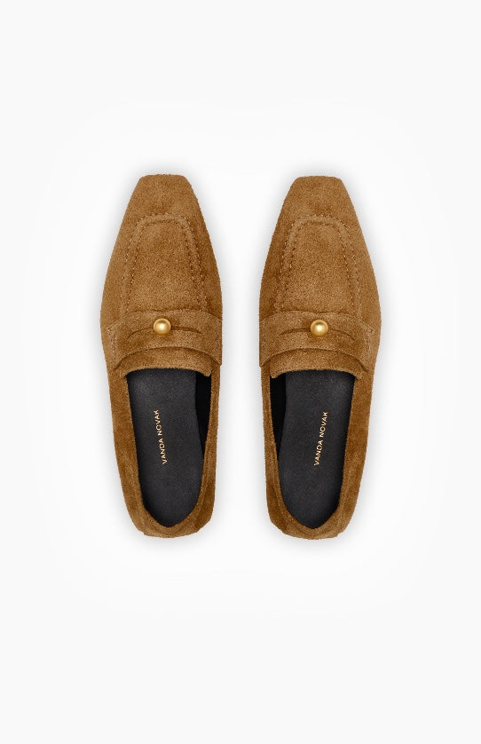 Loafersy damskie LINDA CAMEL MOUSSE 37 - Vanda Novak