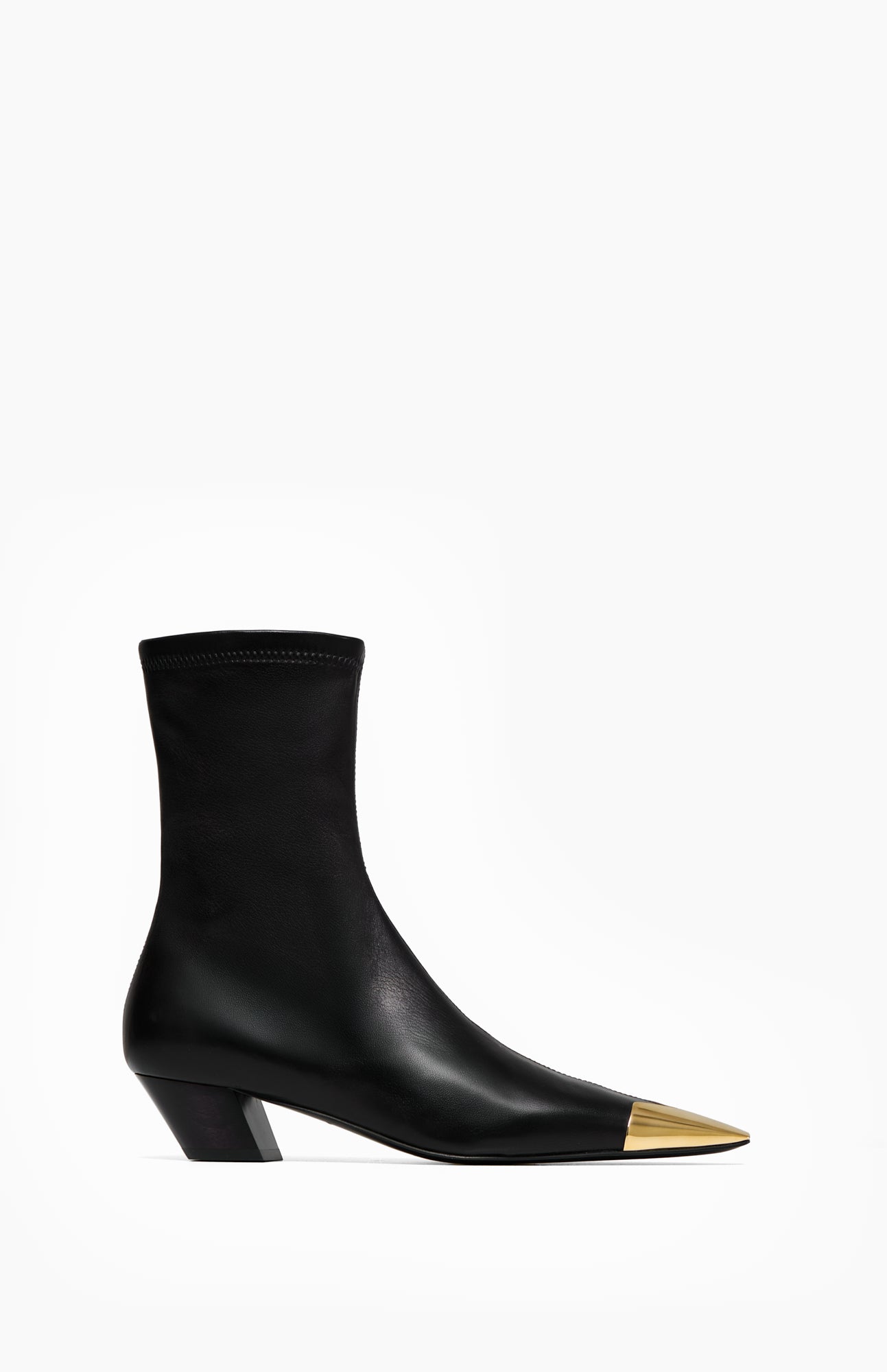 Skórzane botki damskie LOTTE DEEP BLACK 36 - Vanda Novak