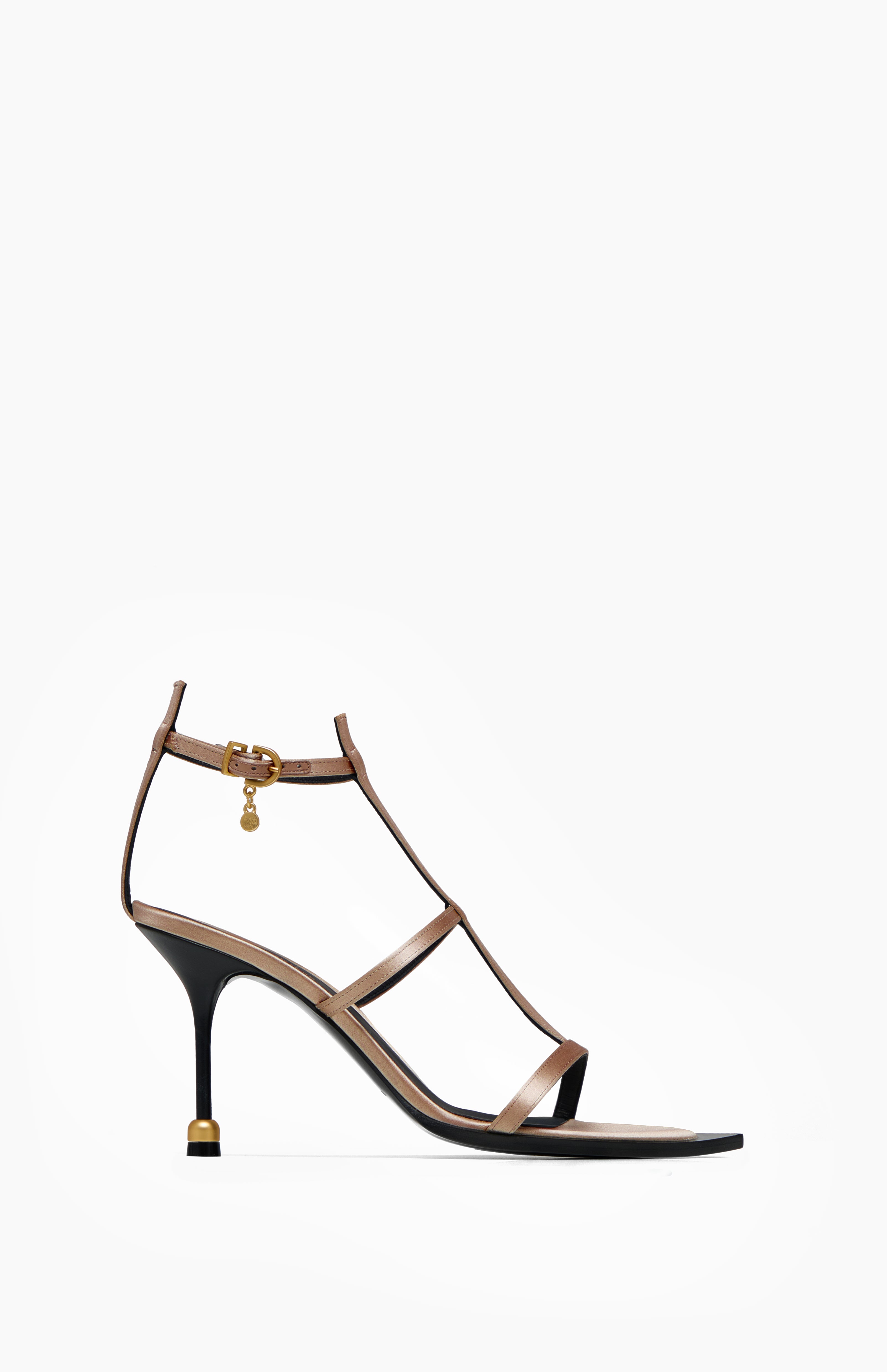 Sandały na obcasie HOLLY BLUSH NUDE 39 - Vanda Novak