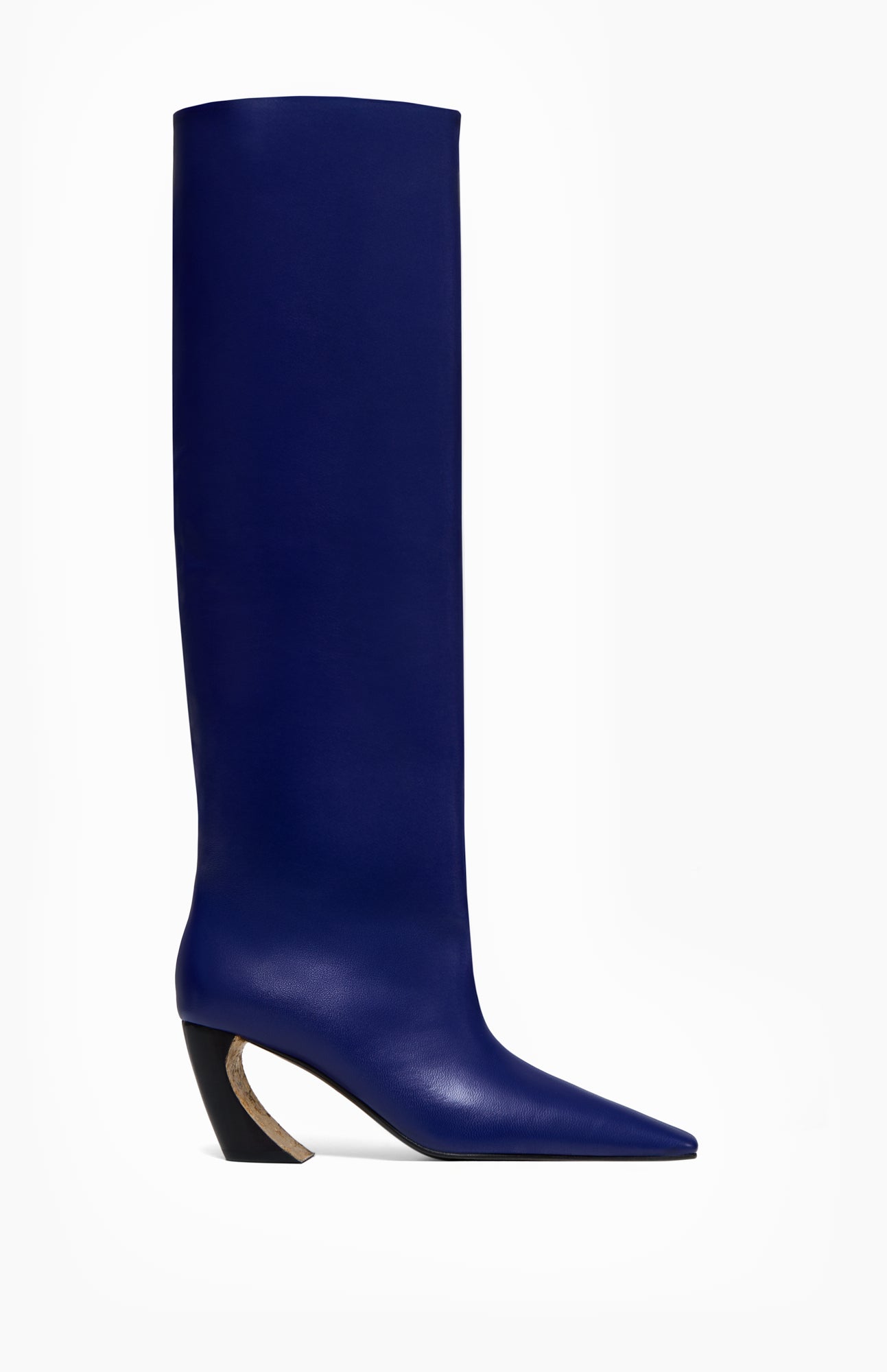 Skórzane kozaki damskie VENUS ELECTRIC BLUE 38 - Vanda Novak