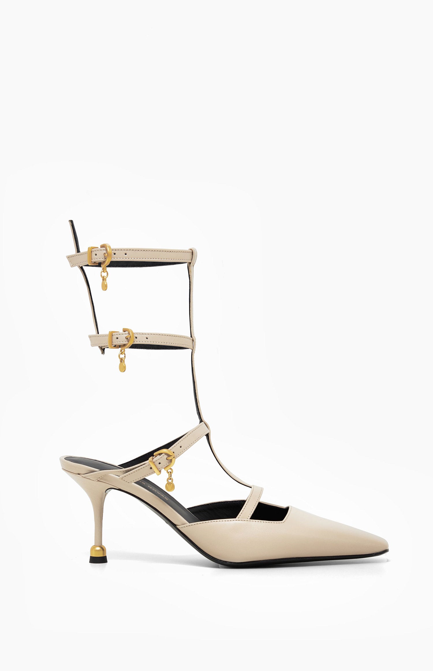 Sandały na obcasie SHAY VANILLA 41 - Vanda Novak