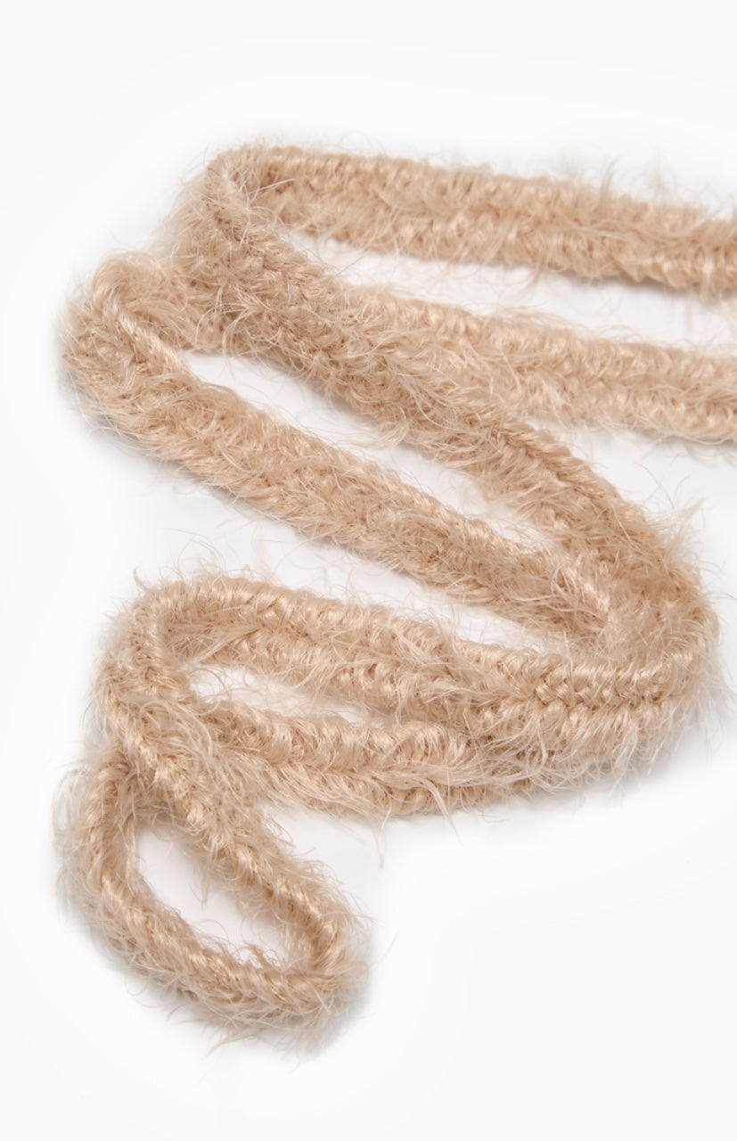 Sneakersy damskie skórzane KOMPLET SZNURÓWEK GRACE LIGHT NUDE - Vanda Novak