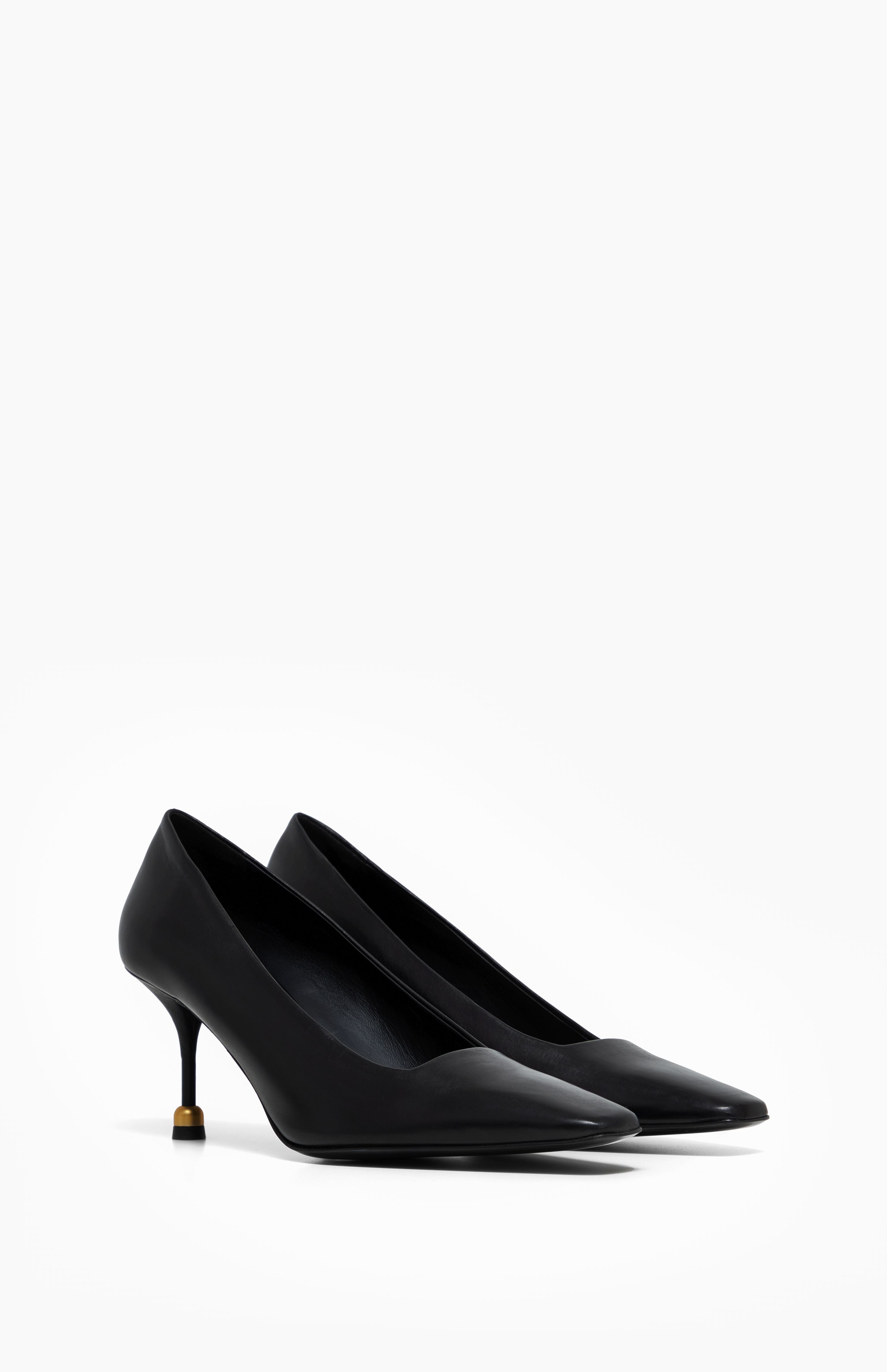 Czółenka na obcasie SYLVIE DEEP BLACK 42 - Vanda Novak