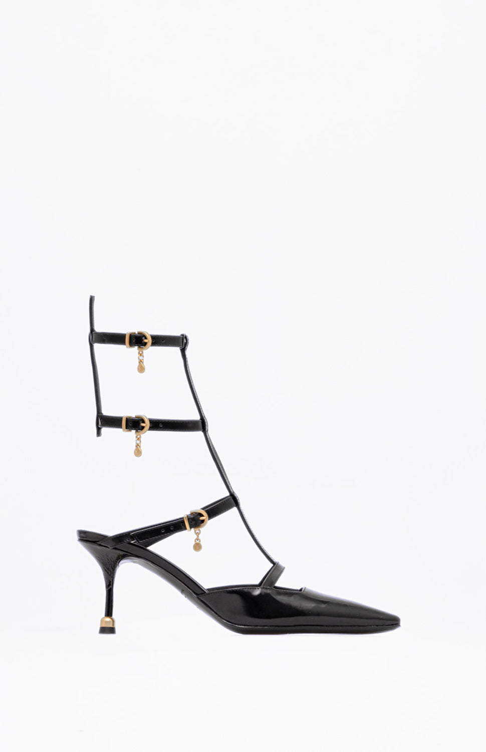 Czółenka na obcasie SHAY CRISTAL BLACK 42 - Vanda Novak