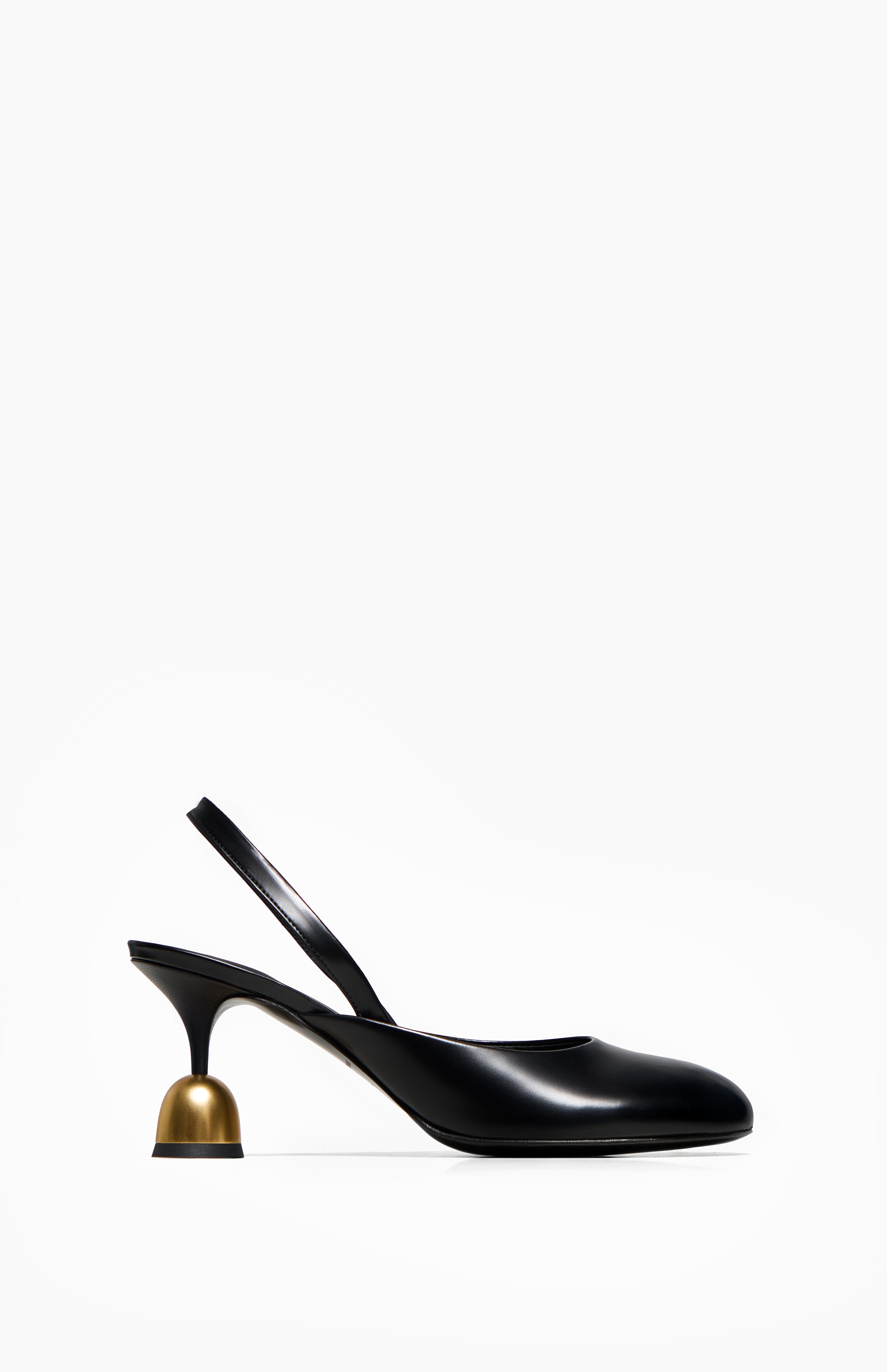 Czółenka na obcasie PEGGY DEEP BLACK 35 - Vanda Novak