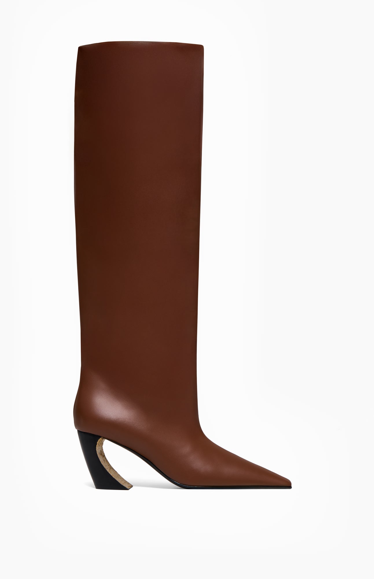 Skórzane kozaki damskie VENUS DEEP ESPRESSO 36 - Vanda Novak