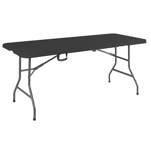 Stół ogrodowy cateringowy prostokątny walizka 180x74cm czarny Eco