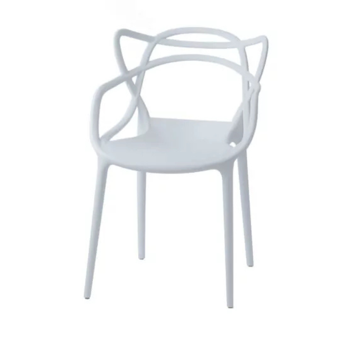 Krzesło nowoczesne Split - białe