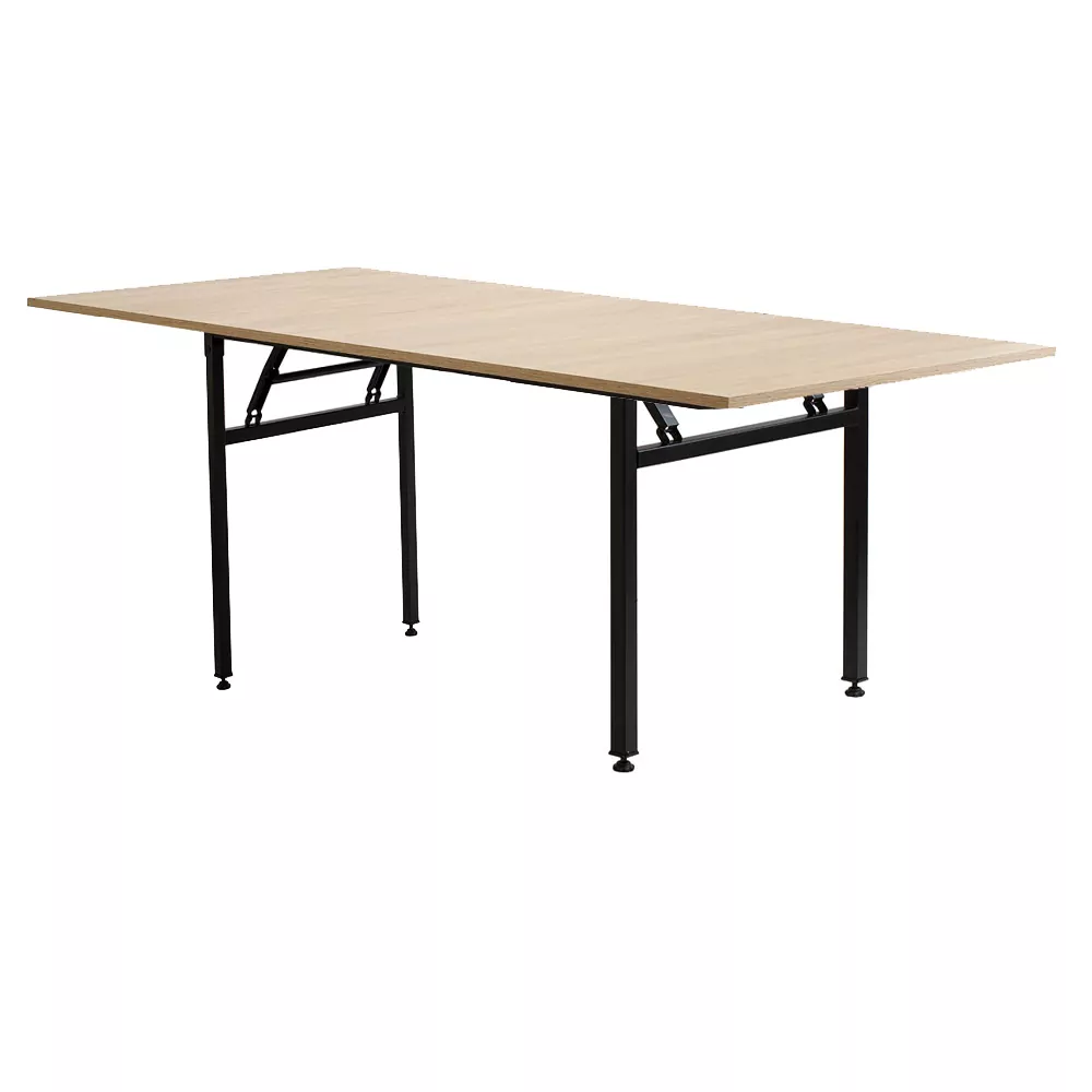 Stół bankietowy konferencyjny prostokątny 180x75cm dąb sonoma