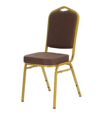 Krzesło bankietowe Rzym 25x25x1,2cm brązowy
