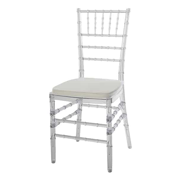 Krzesło weselne amerykańskie Chiavari PP - transparentne