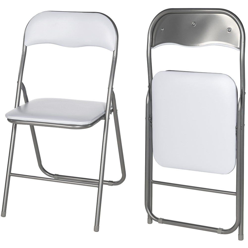 Krzesło składane cateringowe ogrodowe biurowe White