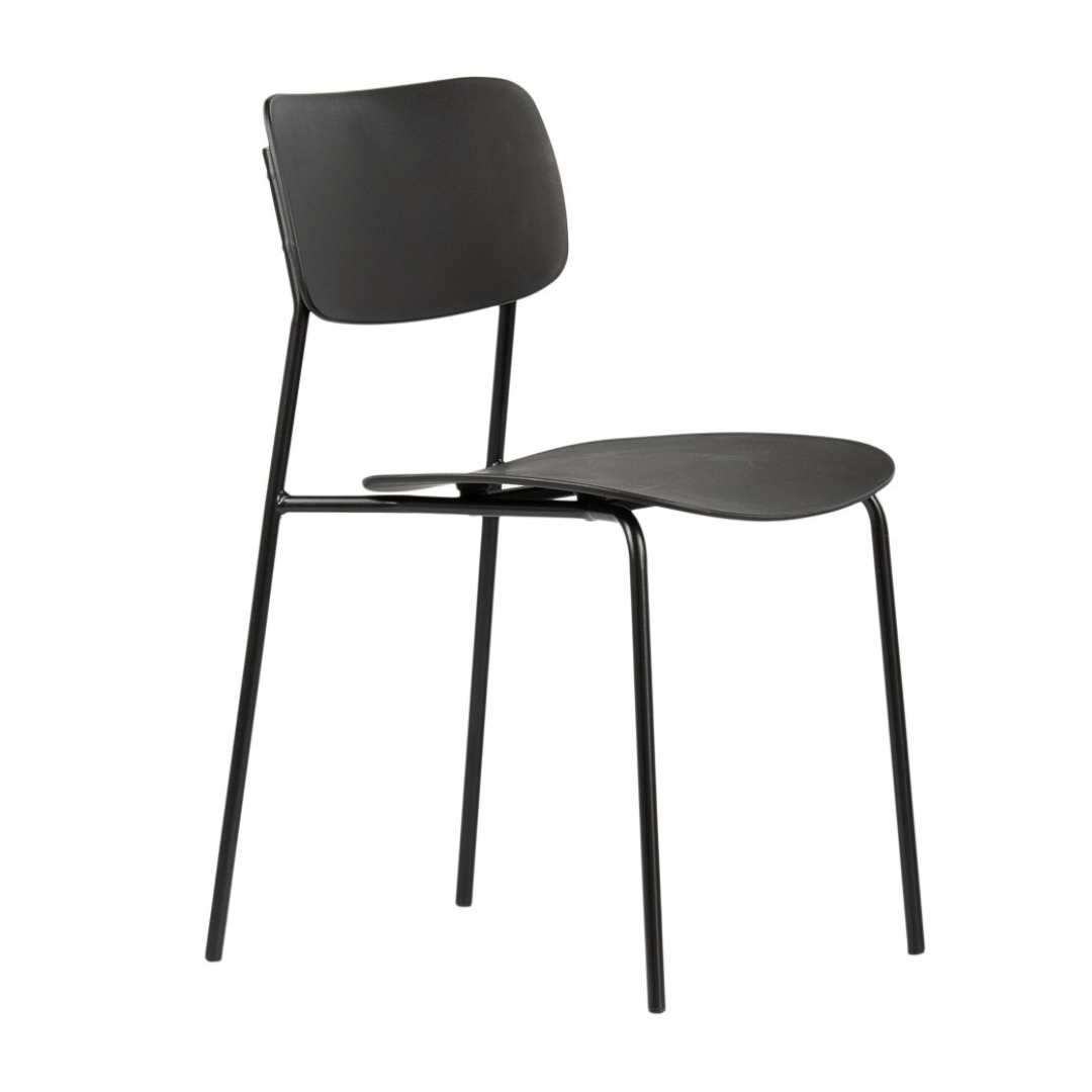 Krzesło nowoczesne kuchenne Elegante - czarne