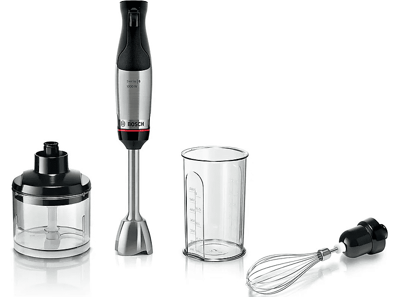Blender ręczny BOSCH MSM6M621Serie 6 ErgoMaster Czarny 1000 W