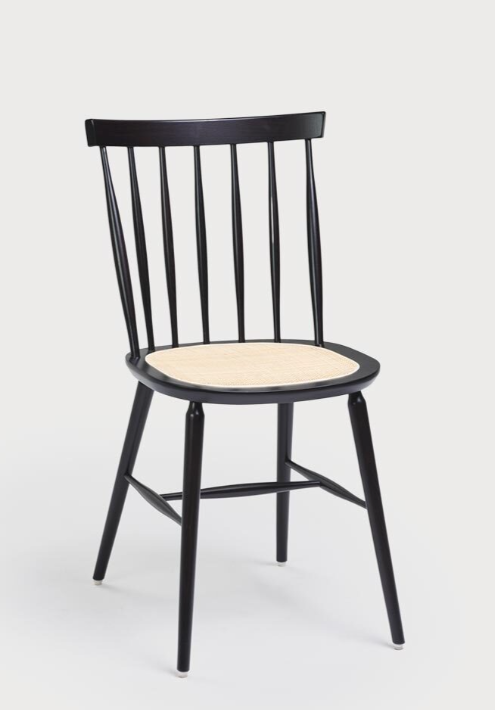 ANTILLA ERBA krzesło drewniane lakierowane siedzisko mata Paged