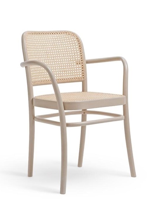 BENKO krzesło drewniane bukowe oparcie i siedzisko mata Paged ( B-8133 )