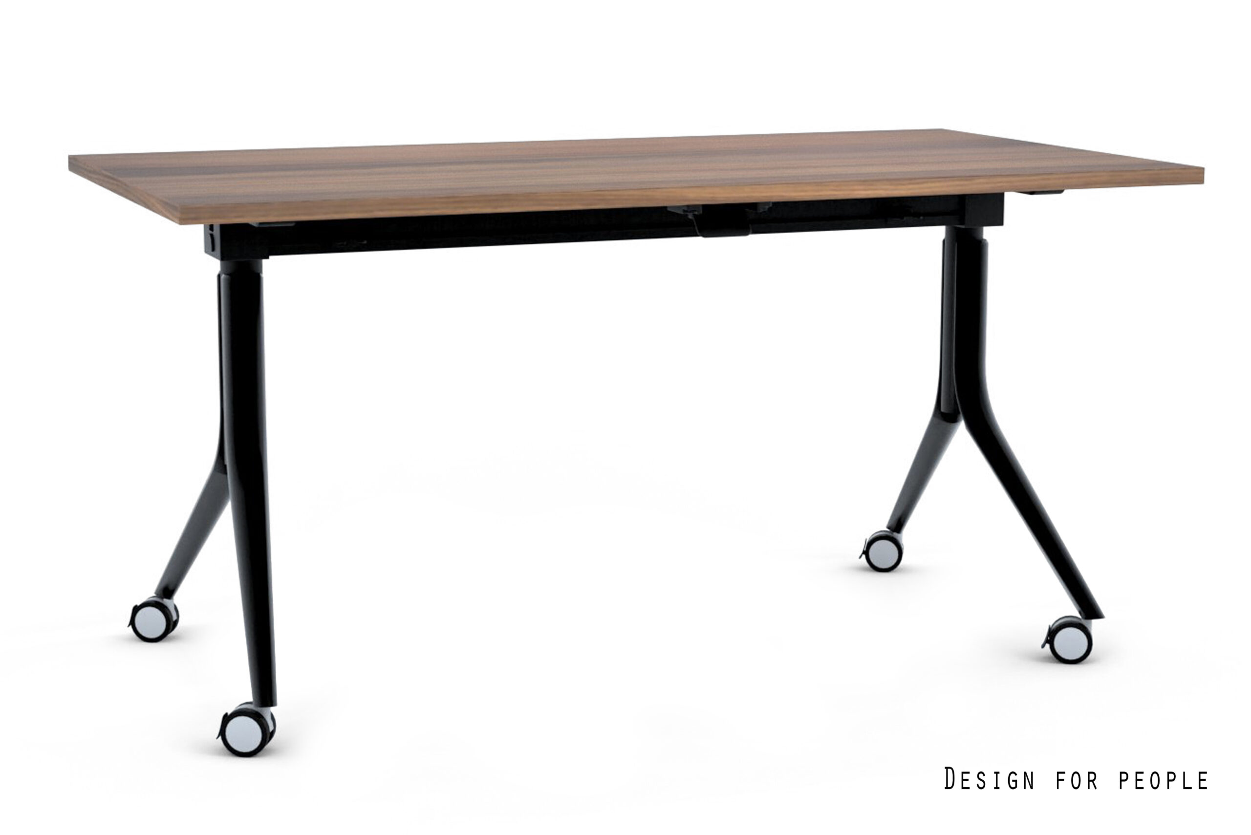 CARL stół mobilny składany, czarny stelaż, blat 4 kolory