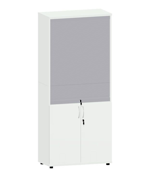 HEBE TS414 regał z żaluzją 80,2x40x184,1h