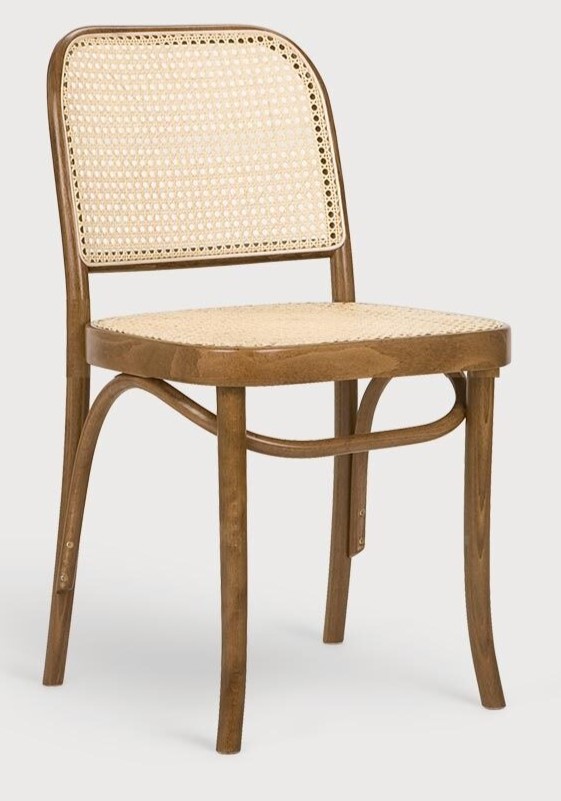 CLASSIC krzesło drewniane bukowe oparcie i siedzisko mata Paged ( A-8137 )