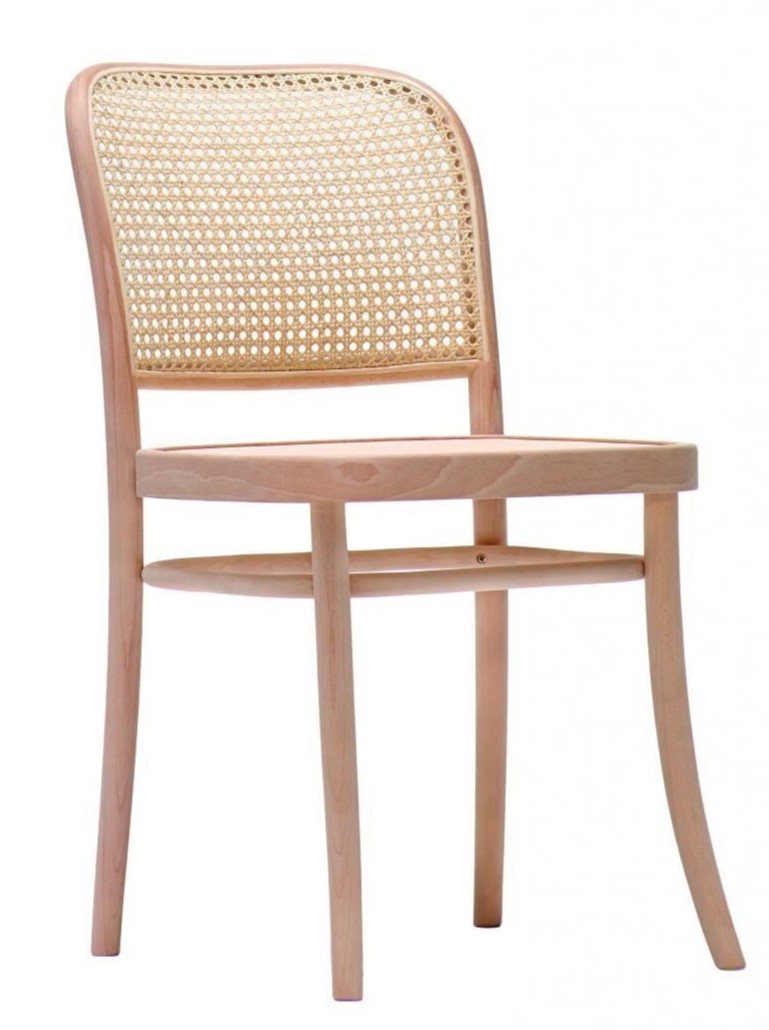 BENKO krzesło drewniane bukowe oparcie wyplot ręczny Paged ( A-8120 )