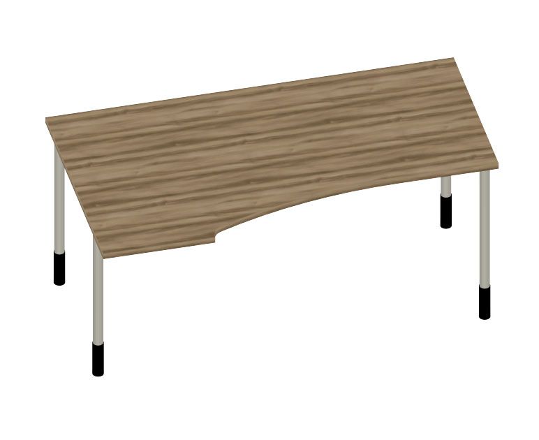 HEBE BO08/8 Biurko profilowane lewe 138,5/80x110/74h