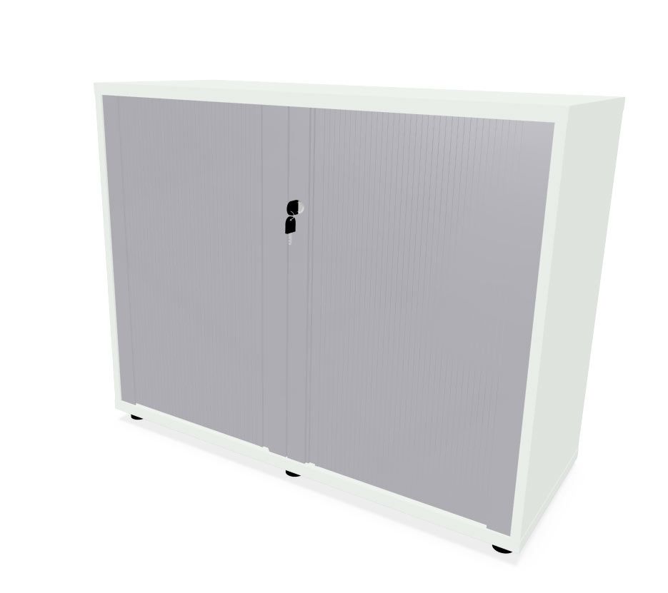 HEBE TS210 regał z żaluzją 100,2x40x79,2h