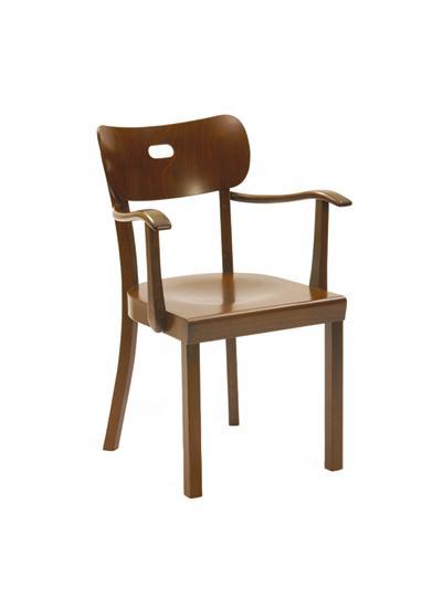 Krzesło drewniane bukowe olejowane Paged ( B-6620 )