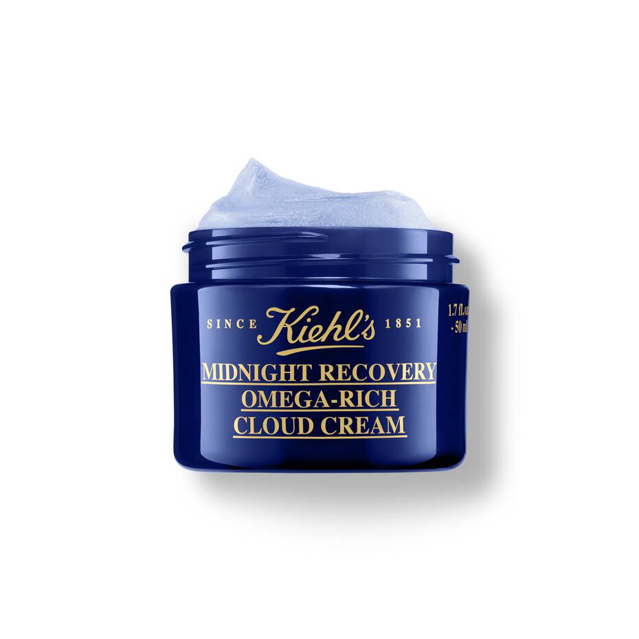 Kiehl's Midnight Recovery Omega Rich Cloud Cream - Krem do twarzy na noc z dodatkiem kwasów Omega 50 ml