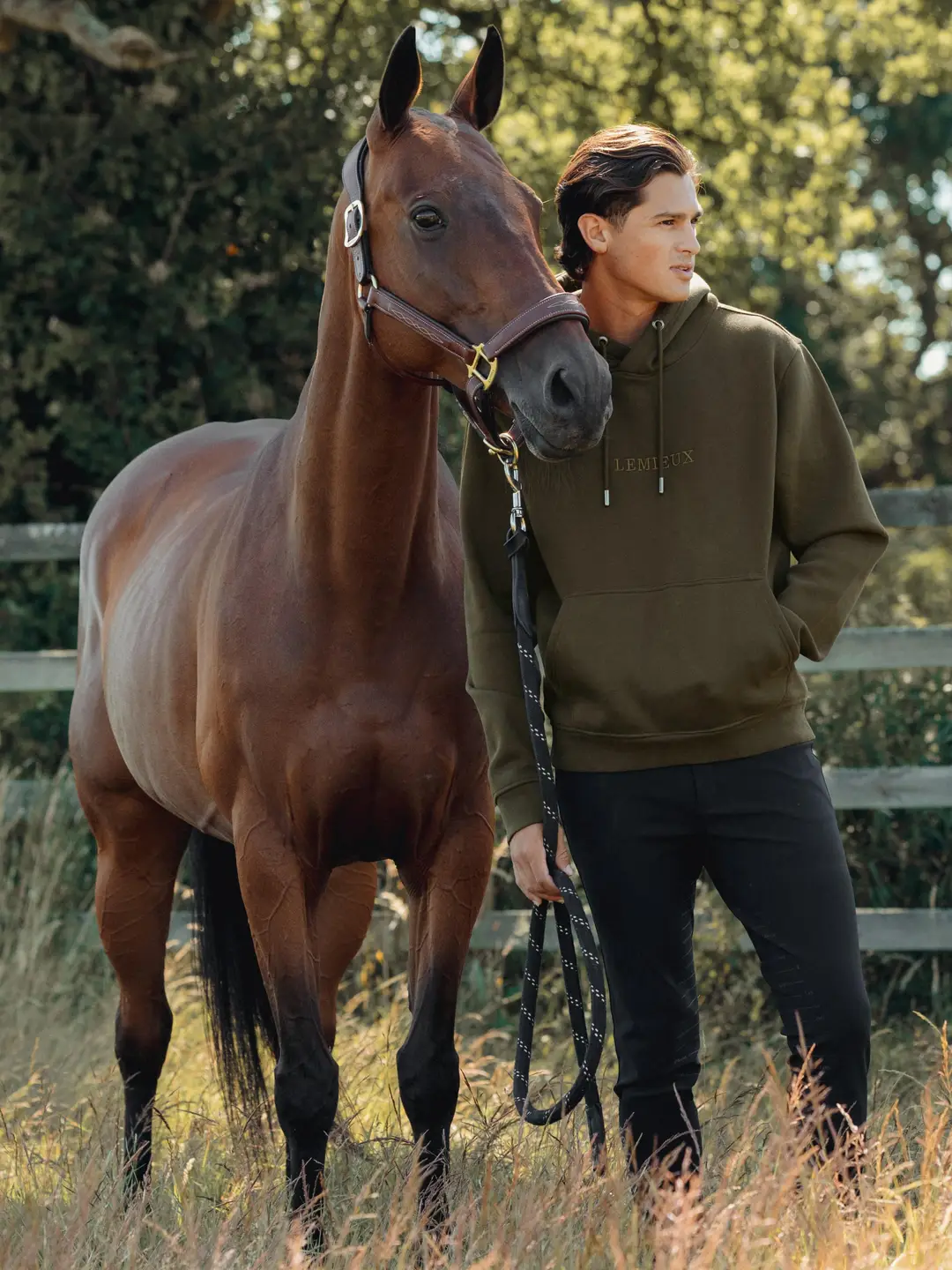 LeMieux LeMieux bluza jeździecka z kapturem Alpine, męska