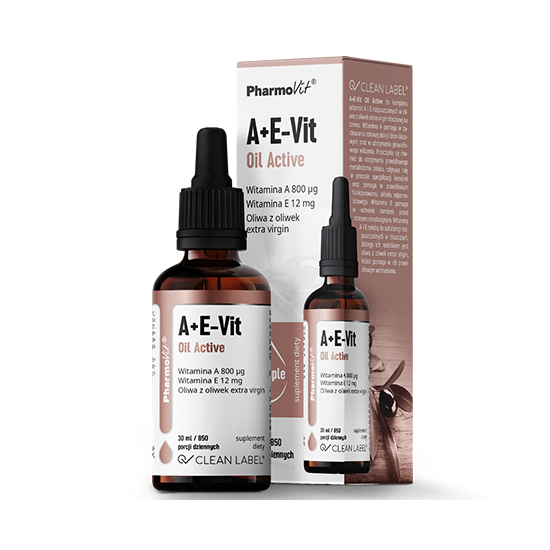 Pharmovit a+e-vit oil active, krople, 30 ml