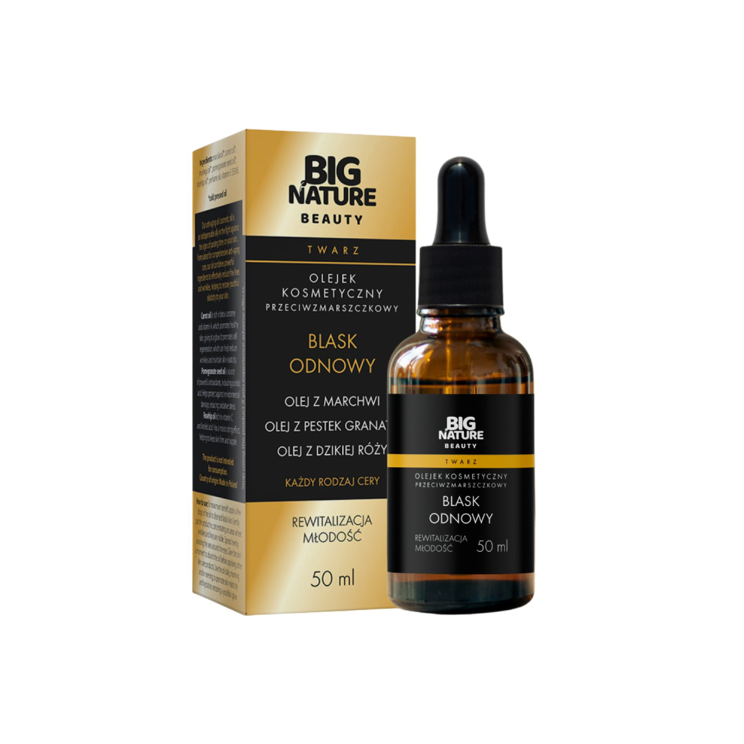 Big nature - olejek kosmetyczny blask odnowy, 50 ml