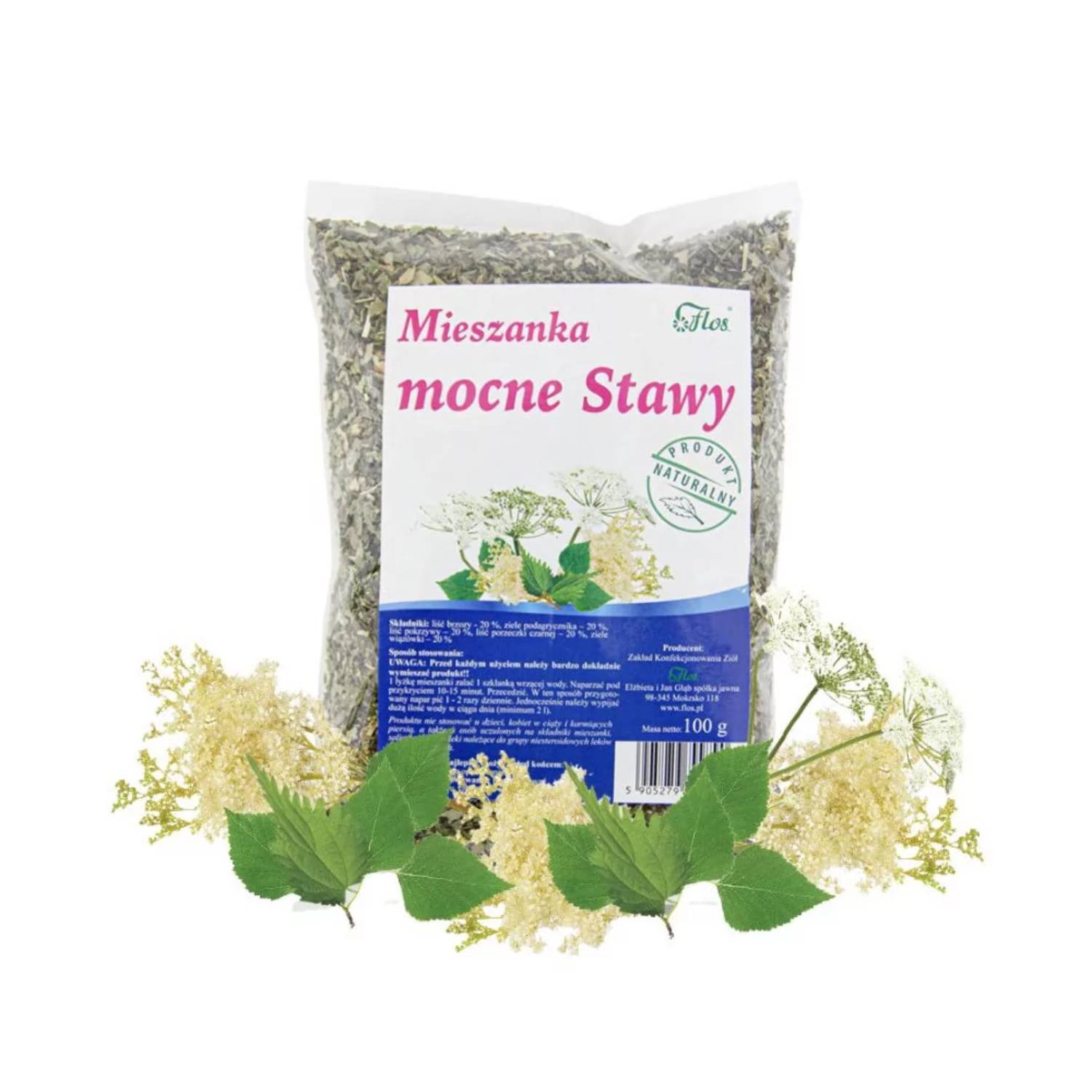 Flos - mieszanka mocne stawy, wzmocnienie stawów oraz mięśni, 100 g
