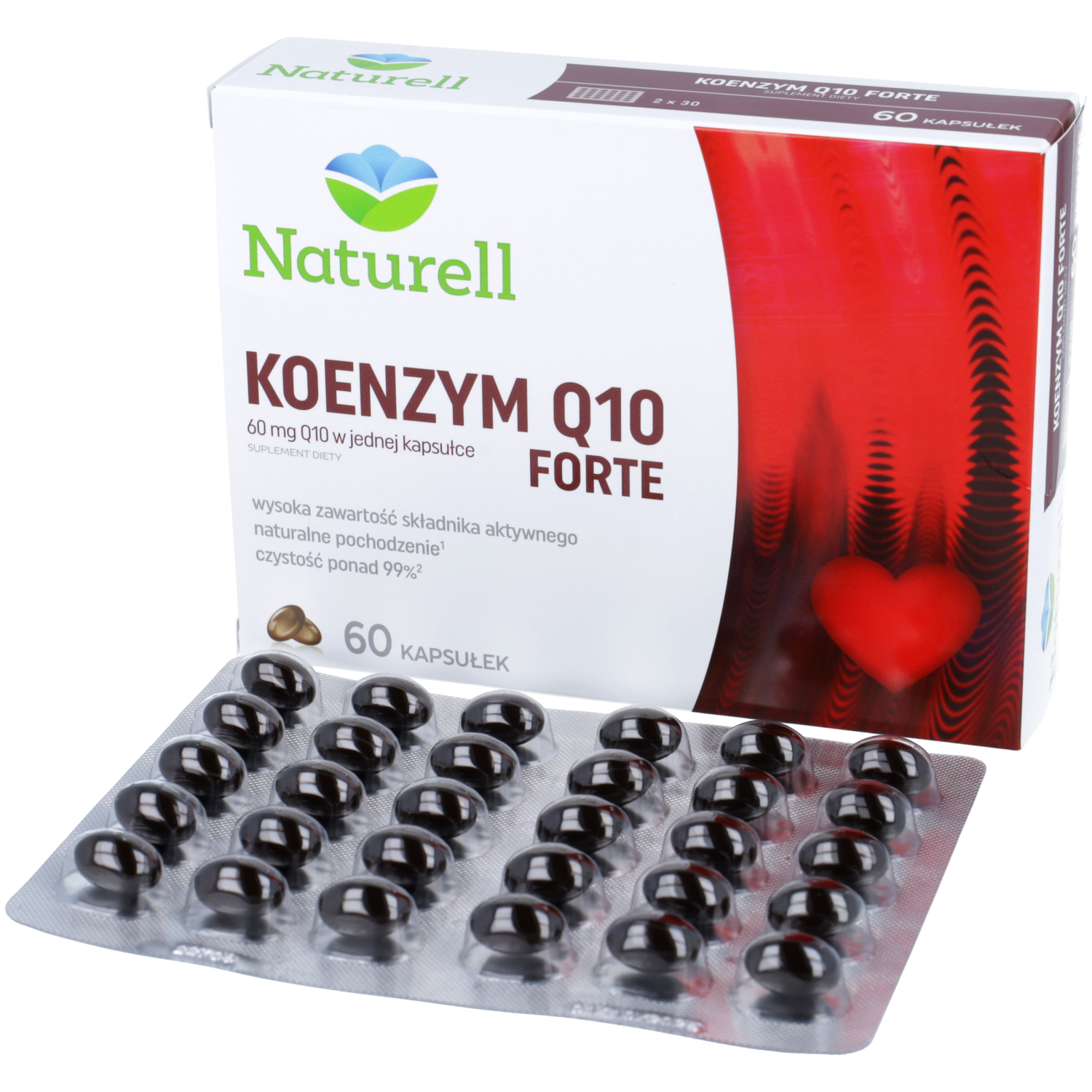 Naturell koenzym q10 forte, 60 kapsułek