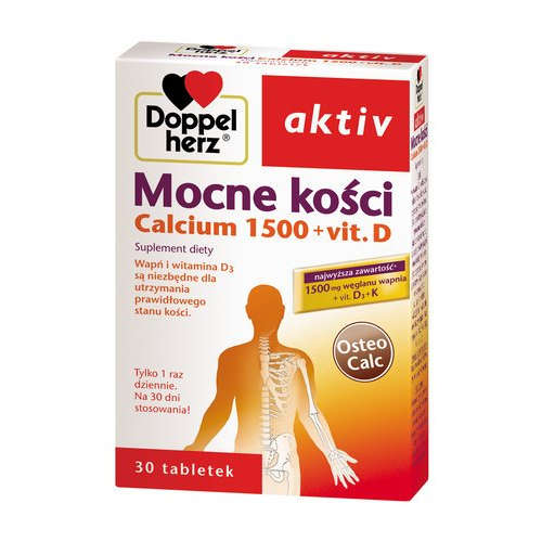 Doppelherz aktiv mocne kości, 30 tabletek