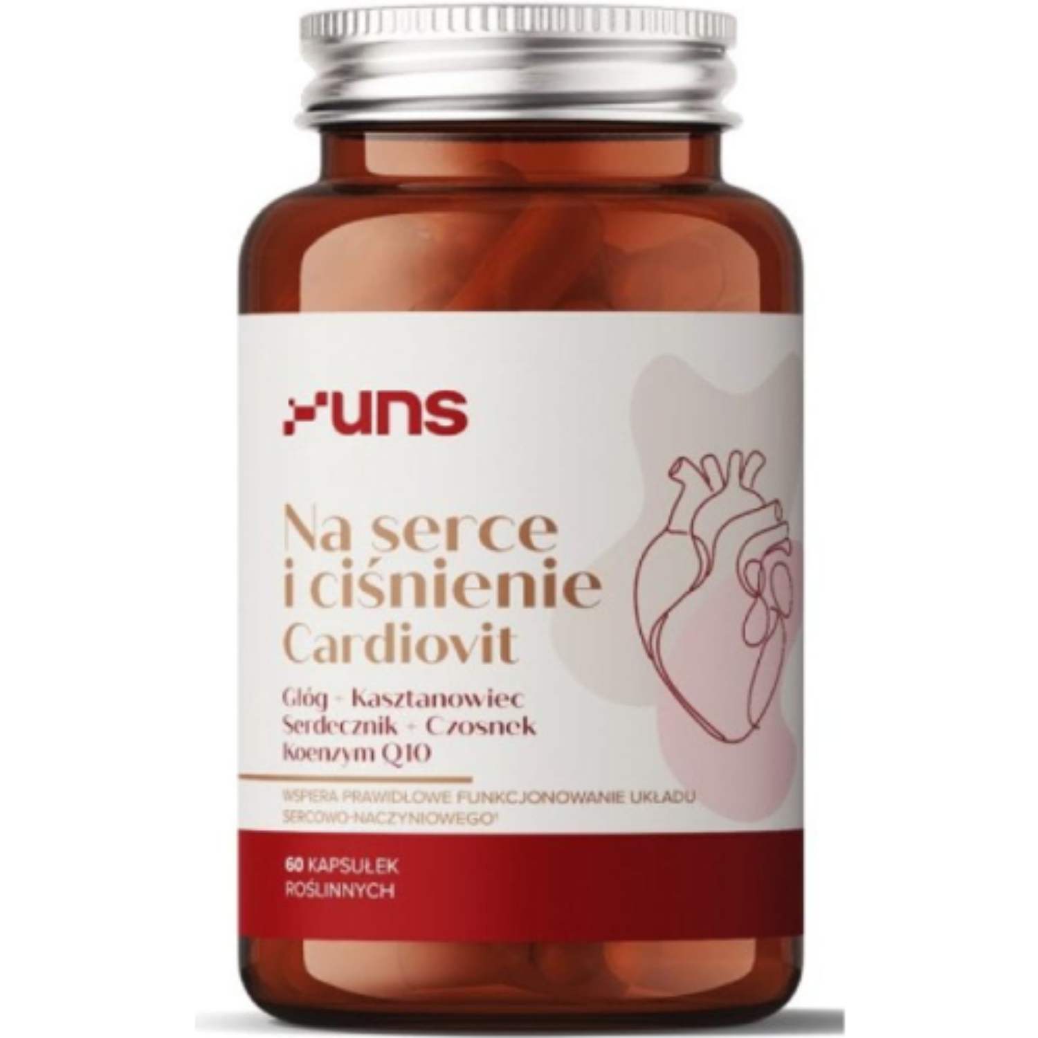 Uns, cardiovit, 60 kapsułek