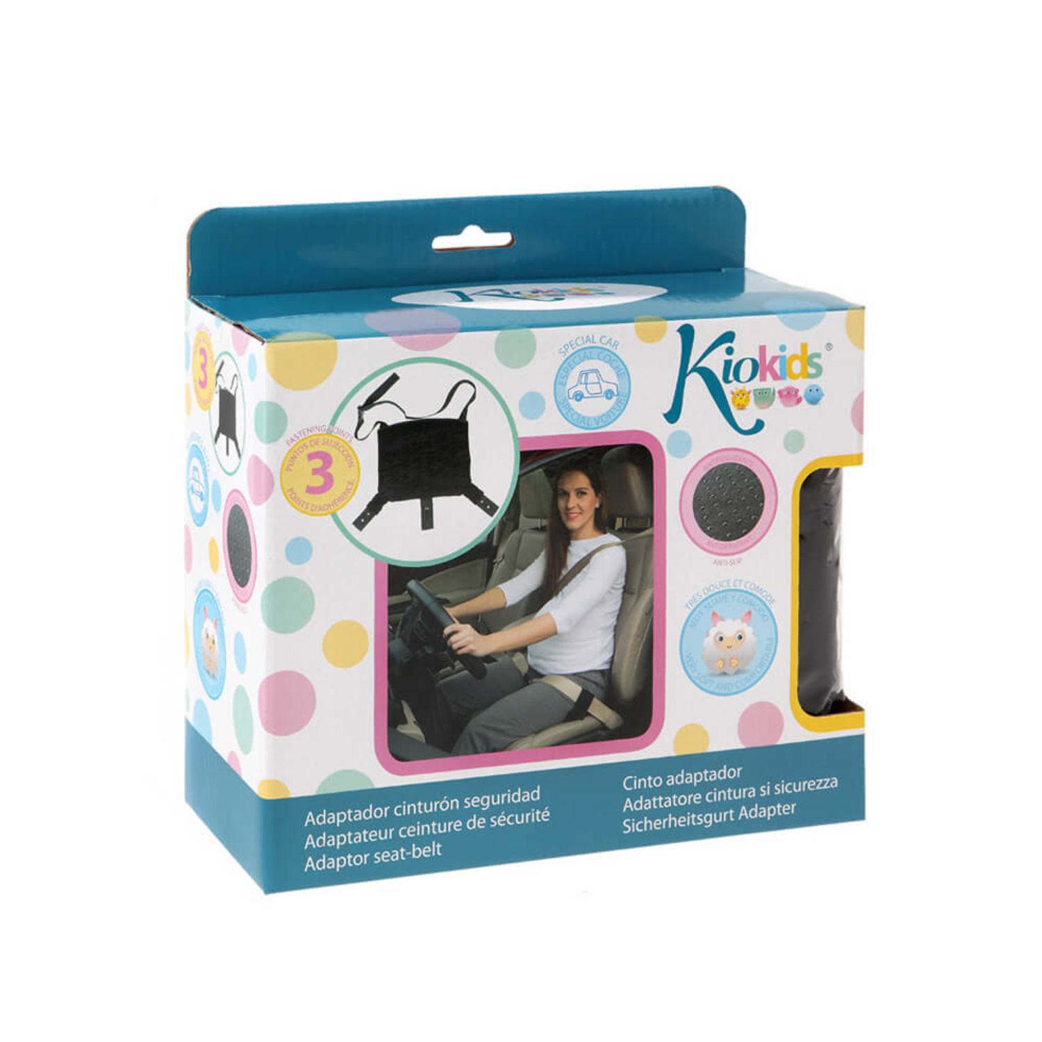 Kiokids - adapter do pasa samochodowego dla kobiet w ciąży, 1 sztuka