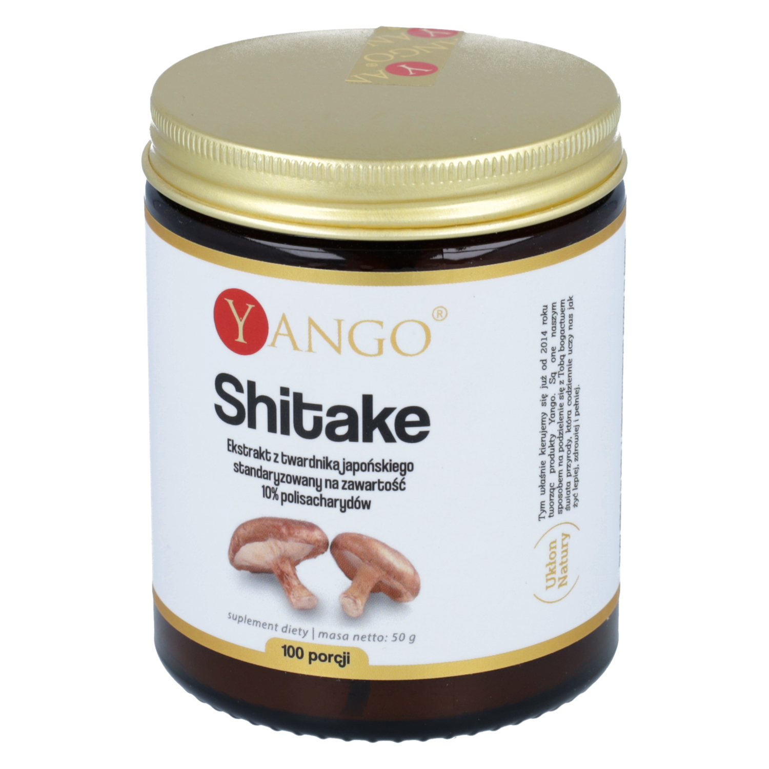 Yango shitake (twardnik japoński), proszek, 50 g