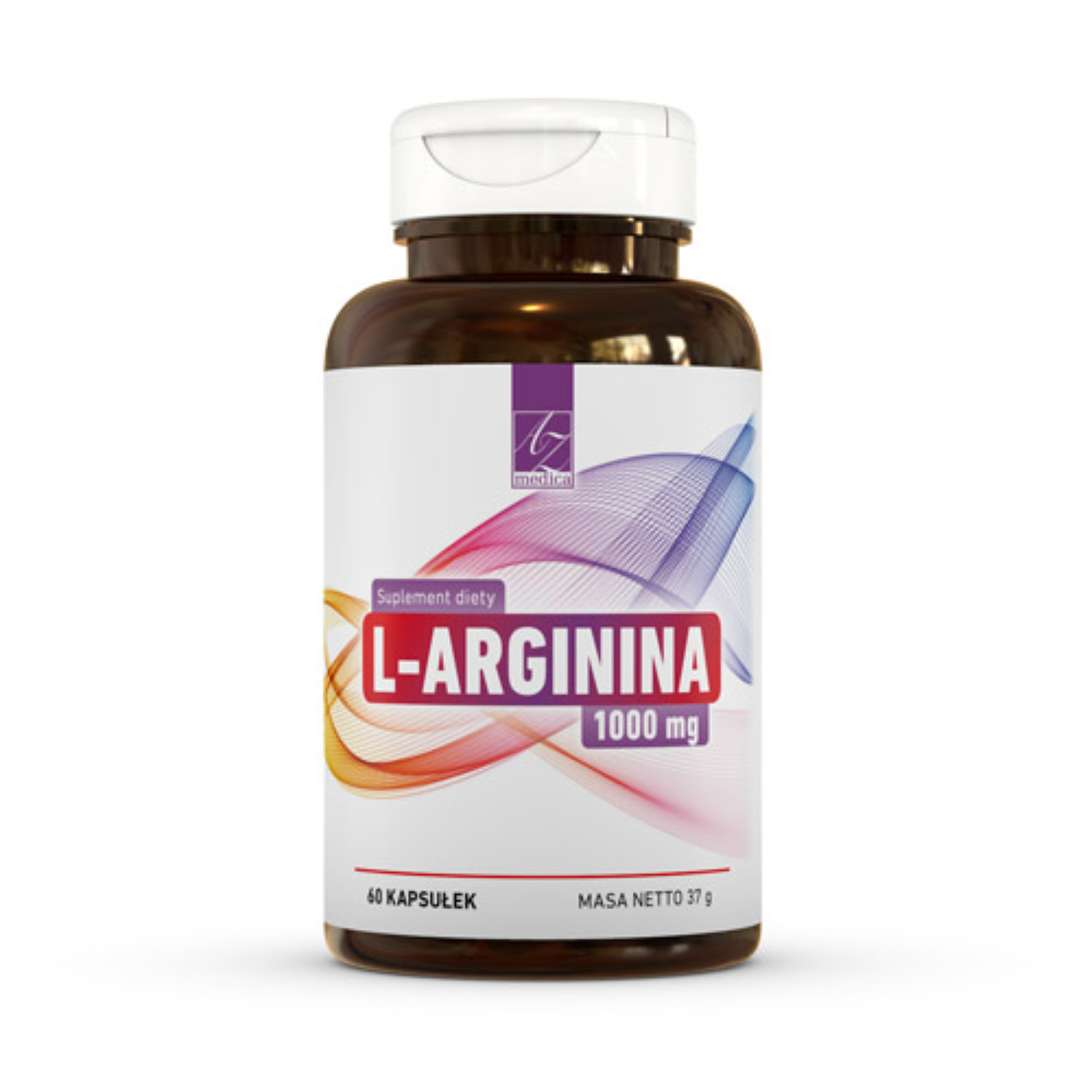 L-arginina 1000 mg, 60 kapsułek