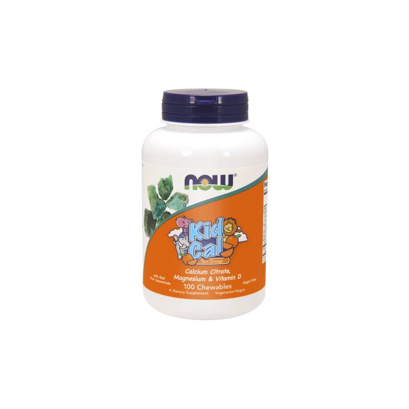 Now foods, kid cal, 100 tabletek do ssania