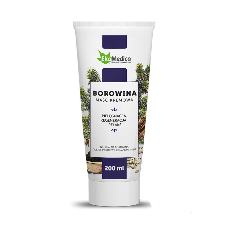 Ekamedica - maść kremowa, borowina, 200 ml