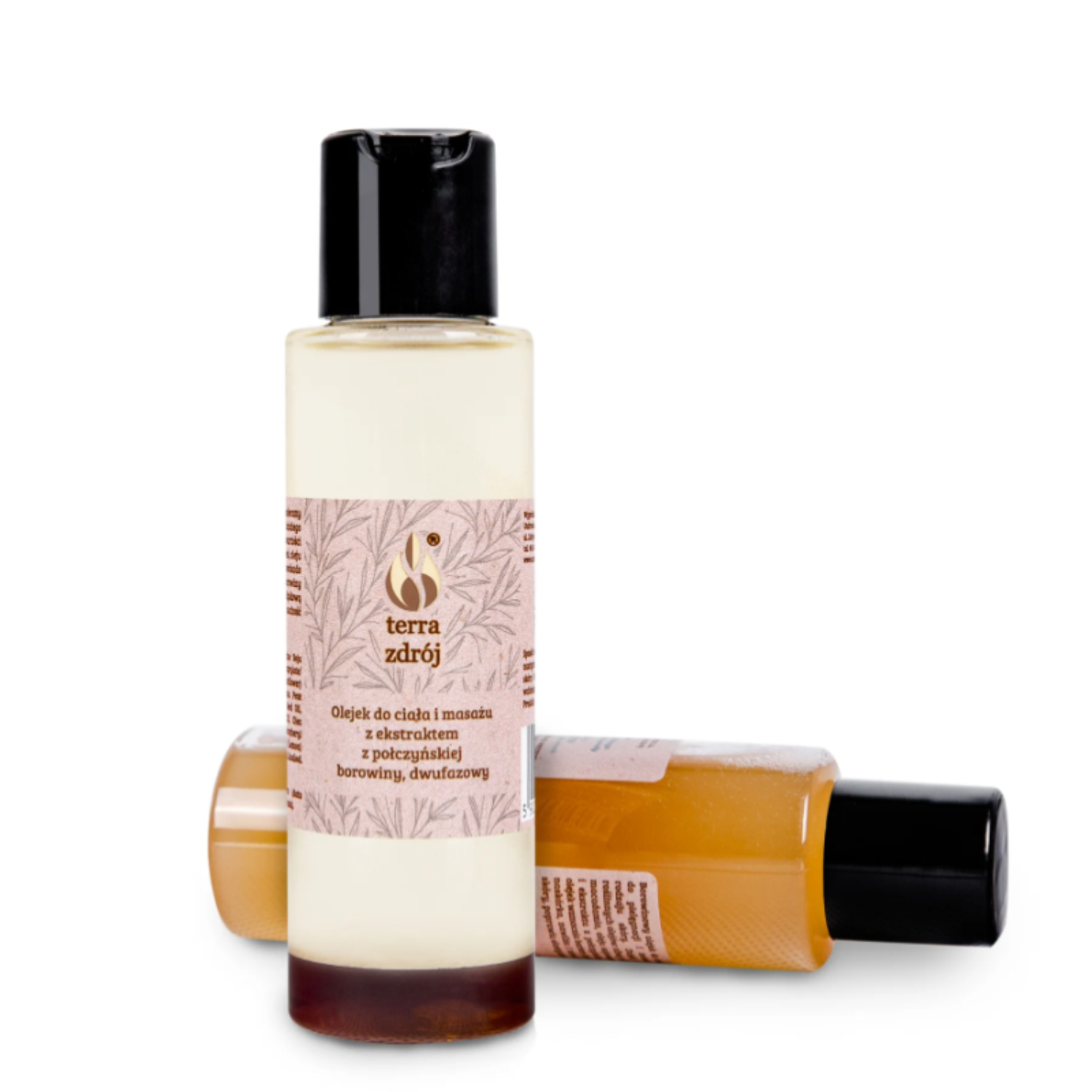 Terra zdrój - dwufazowy olejek do ciała i masażu z połczyńską borowiną, 100 ml
