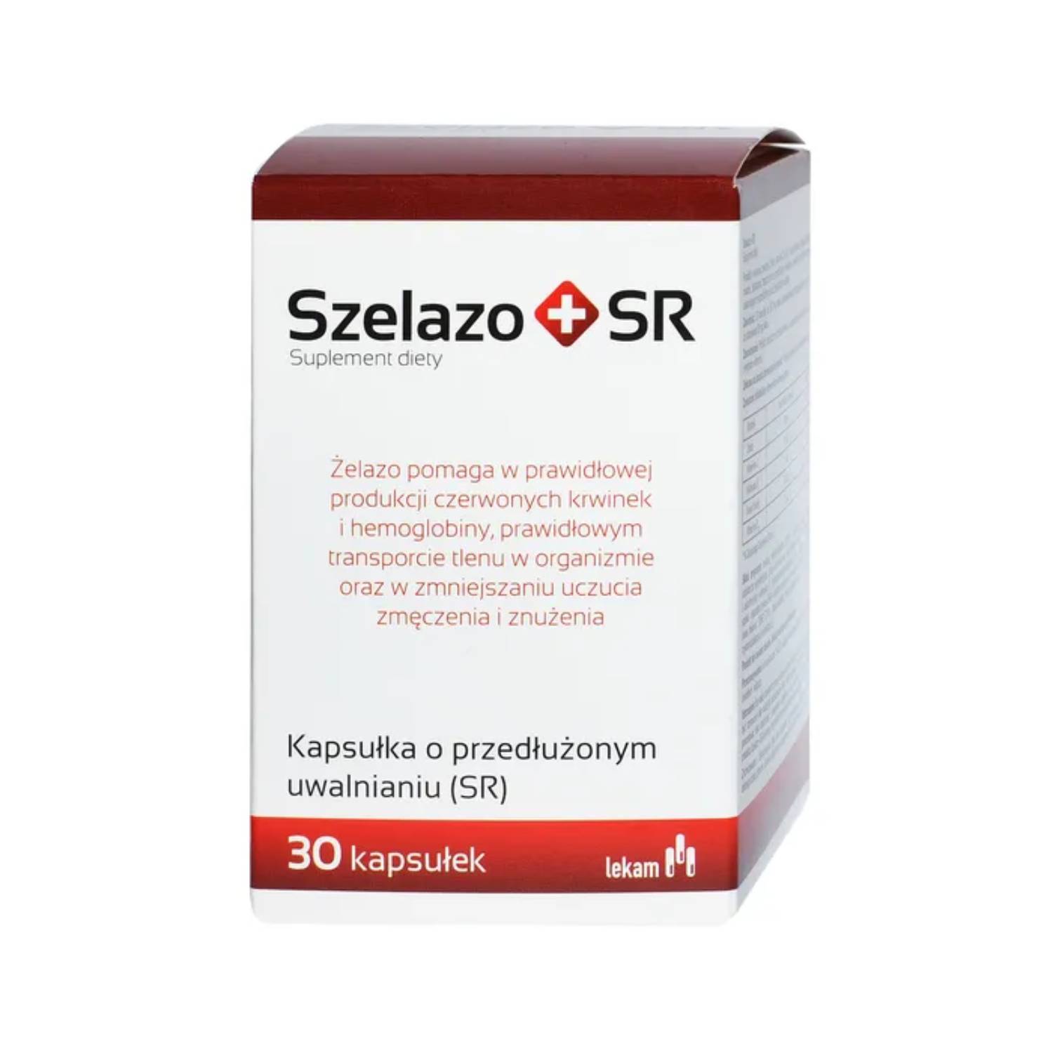Szelazo + sr żelazo, 30 kapsułek o przedłużonym uwalnianiu (sr)