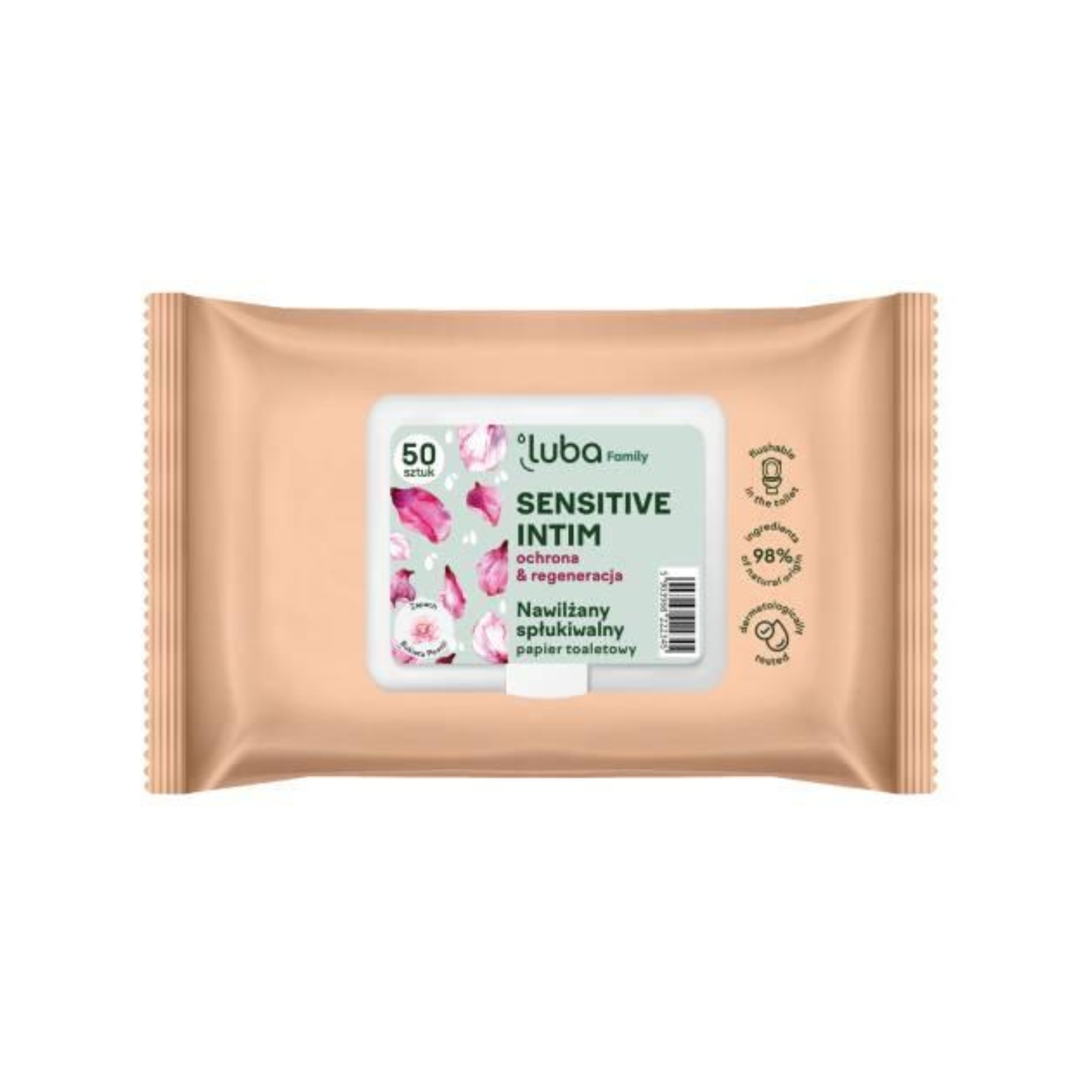 Luba family papier sensitive intim, 50 sztuk