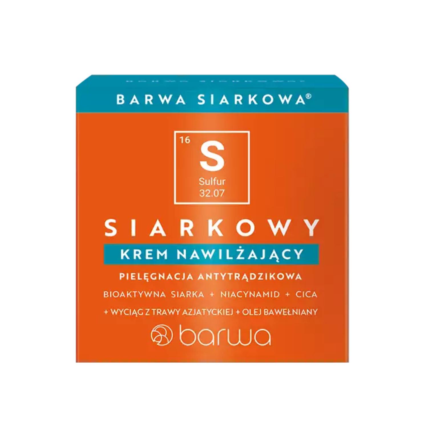 Barwa siarkowa - krem nawilżający, 50 ml