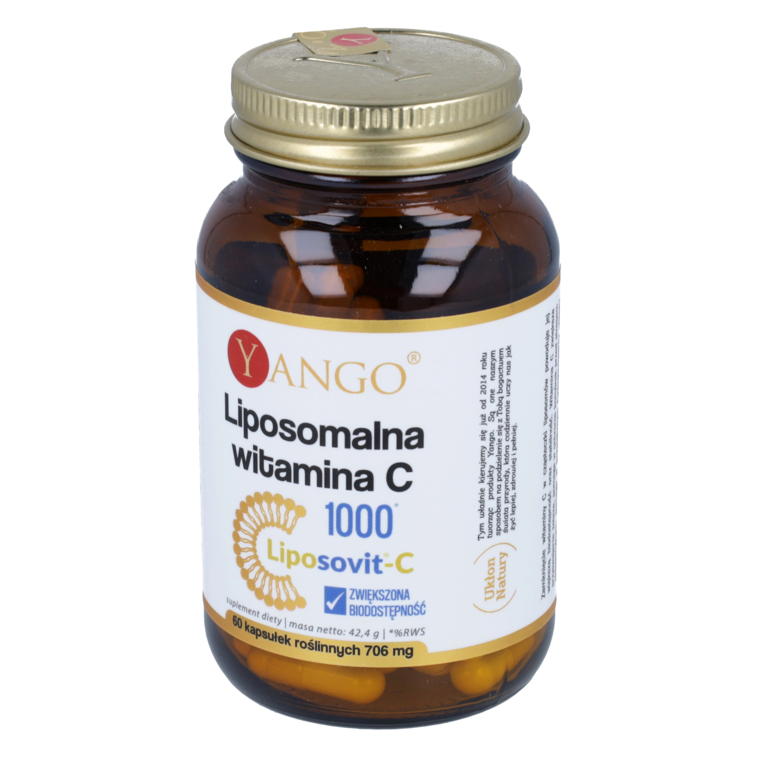 Yango liposomalna witamina c 1000, 60 kapsułek